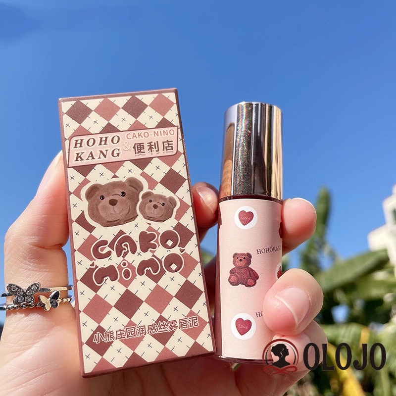 ⚜️Son Lì Hohokang Bear Mềm Mịn Không Thấm Nước Lâu Trôi Hàng Nội Địa Trung