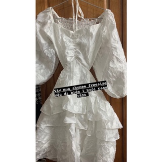 Váy trắng  * freesize*