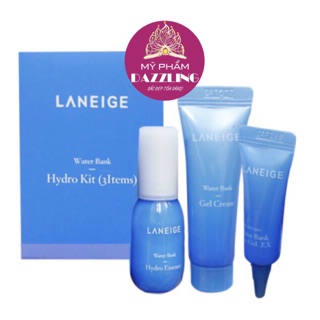 Combo 10 bộ dưỡng cao cấp laneige hydro