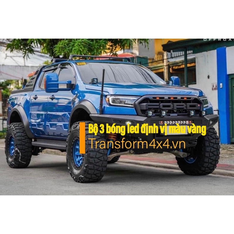 Bộ Đèn Led Định Vị Gắn Lưới Tản Nhiệt Mặt Calang dành cho Các Dòng Xe Ô Tô