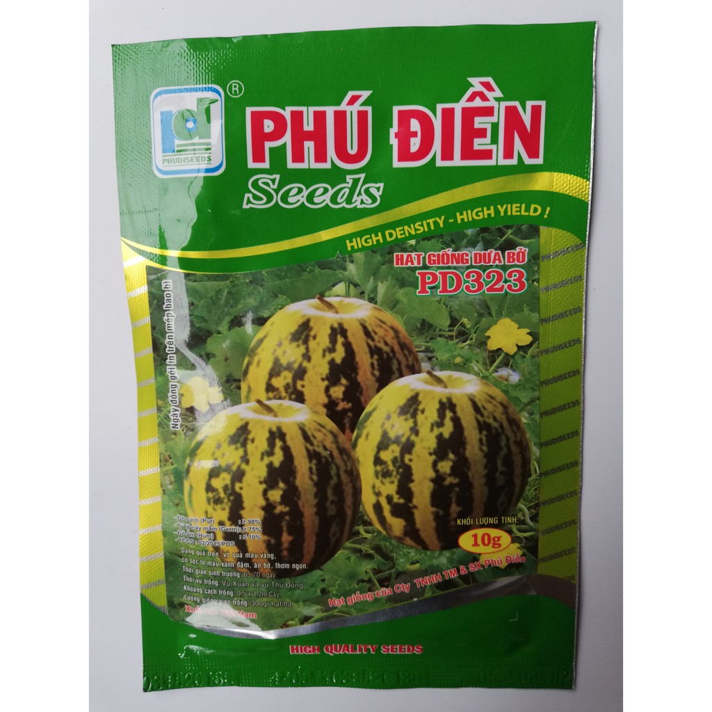 HẠT GIỐNG DƯA BỞ PD 323 - 10 GRAM - PHÚ ĐIỀN