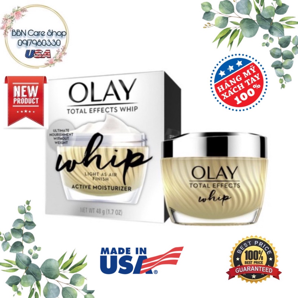 Kem Olay đỏ Whip Active Moisturizer Kem chống lão hóa Olay Whip