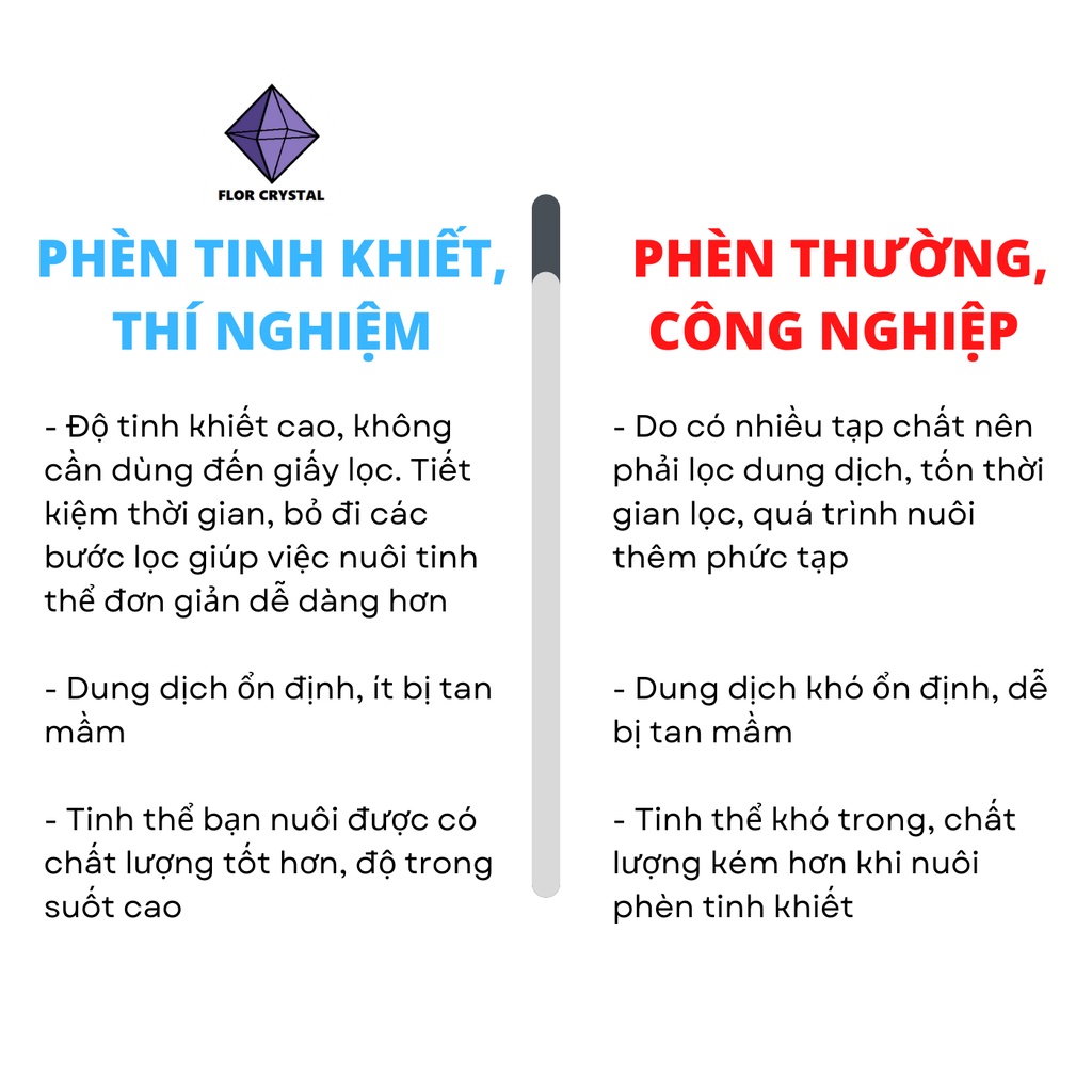 🍋 Bộ nuôi tinh thể phèn Crom phèn chua kèm mầm