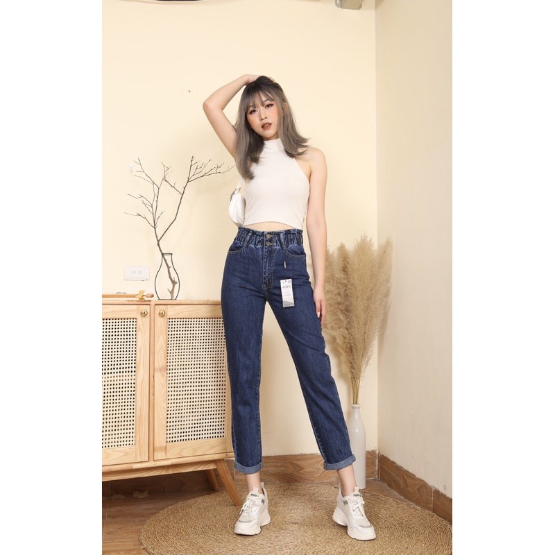 Quần jeans cạp chun