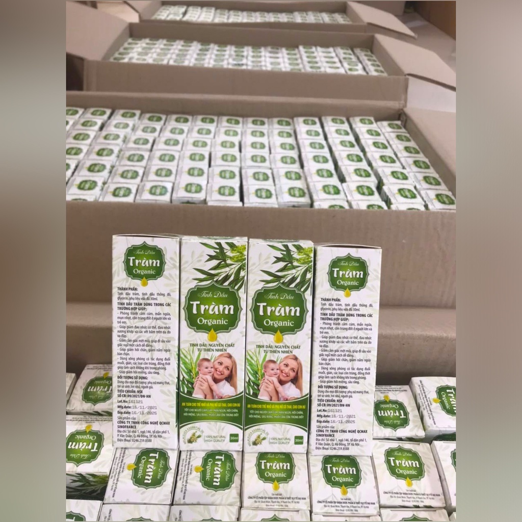 Tinh dầu tràm organic . An toàn tuyệt đối cho bé. Giúp tránh cảm cúm, đuổi con trùng và làm sạch không khí