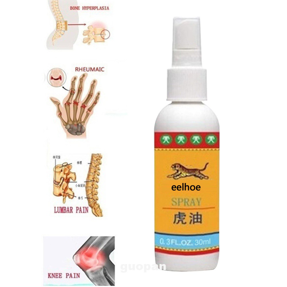 (Hàng Mới Về) Chai Xịt 30ml Hỗ Trợ Giảm Đau Cơ Bắp Tiện Dụng Chất Lượng Cao