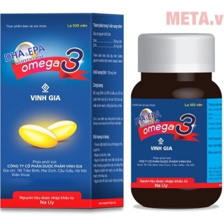 Omega 3 Vinh Gia lọ 100 viên