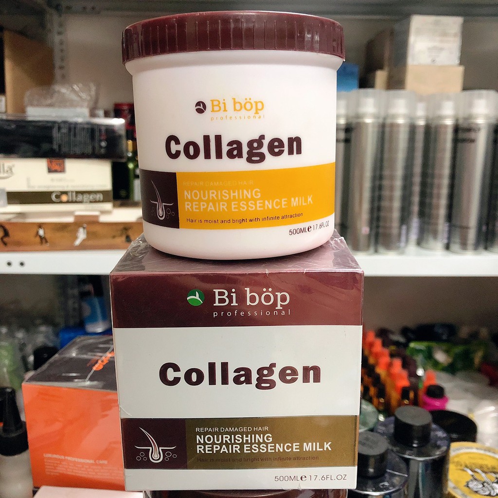 Kem Hấp Ủ Tóc  Bibop Collagen Nhật Bản 500ml