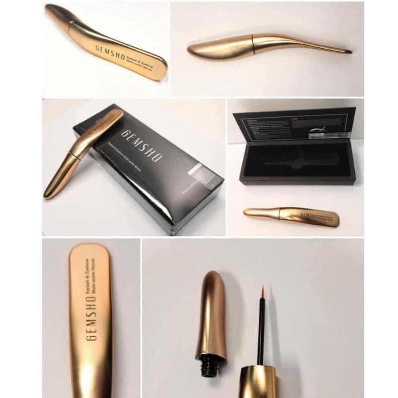 Dưỡng Mi Gemsho - Hàng chính hãng - Dưỡng Dài, Dày Mi Tinh Chất Serum Gemsho Eyelash & Eyebrow Enhancing Từ Mỹ auth