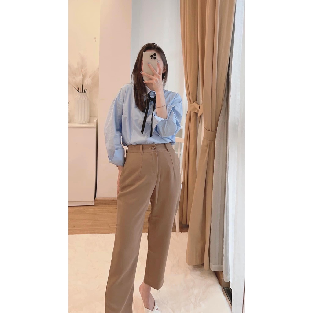 Sơ mi màu sắc thiết kế Huien Design cực xinh, mặc đi chơi, đi làm. Dễ mặc, sành điệu với nhiều màu sắc hot hit | BigBuy360 - bigbuy360.vn