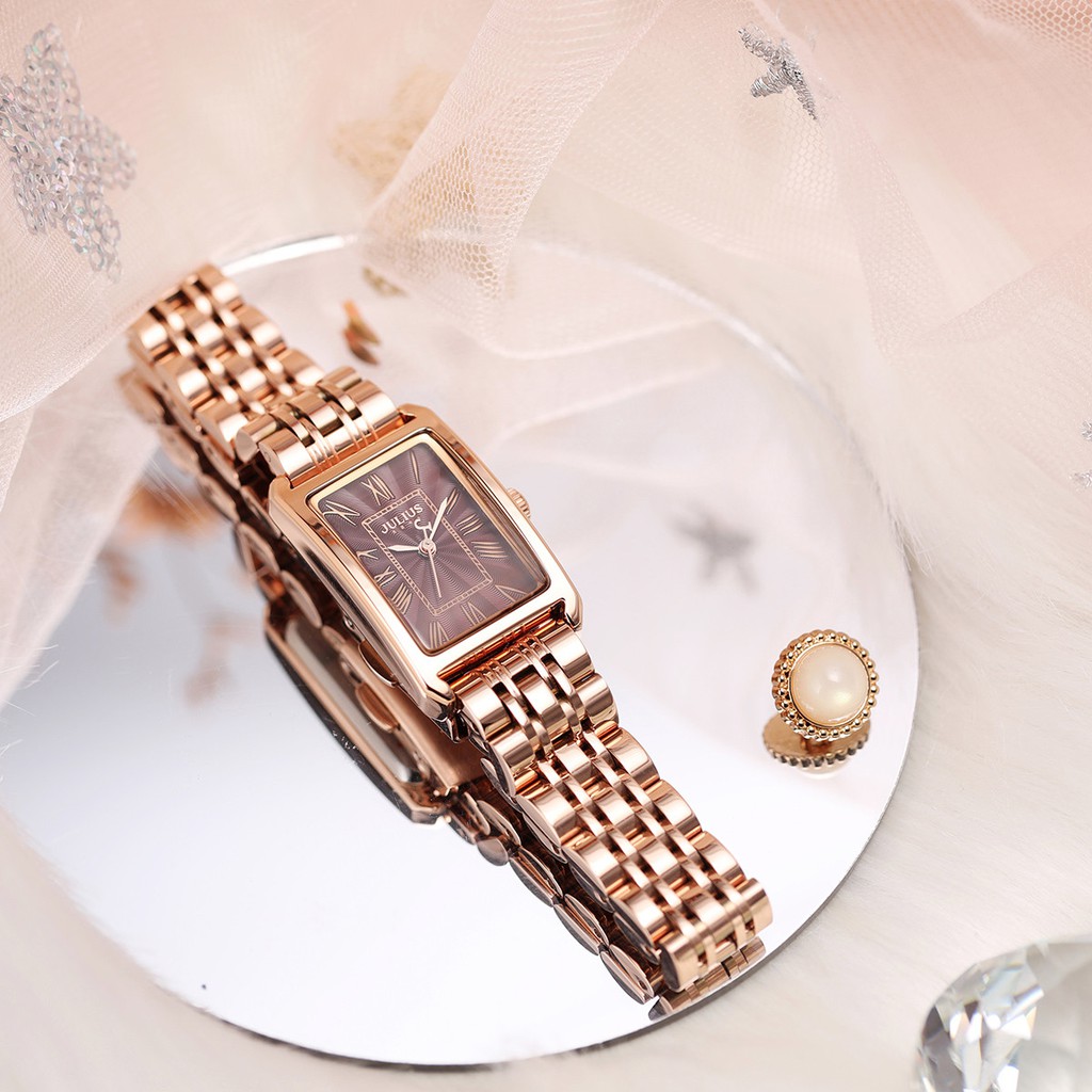 Đồng hồ nữ Julius JA-1252 dây thép | BigBuy360 - bigbuy360.vn