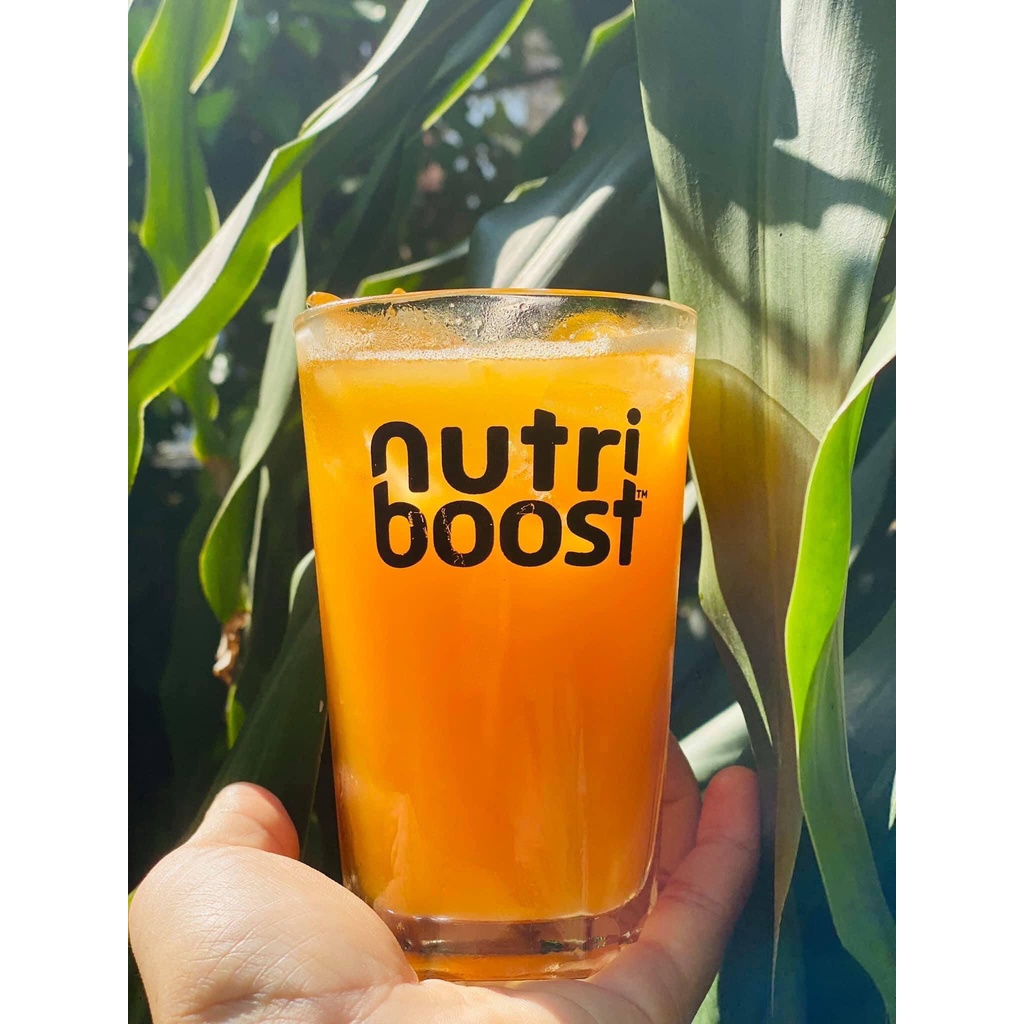 Hộp 4 cốc Thủy Tinh Nutri boost dung tích 345ml hàng dày dặn kèm ảnh thật , cốc hổ phách có quai 480ml hàng loại 1