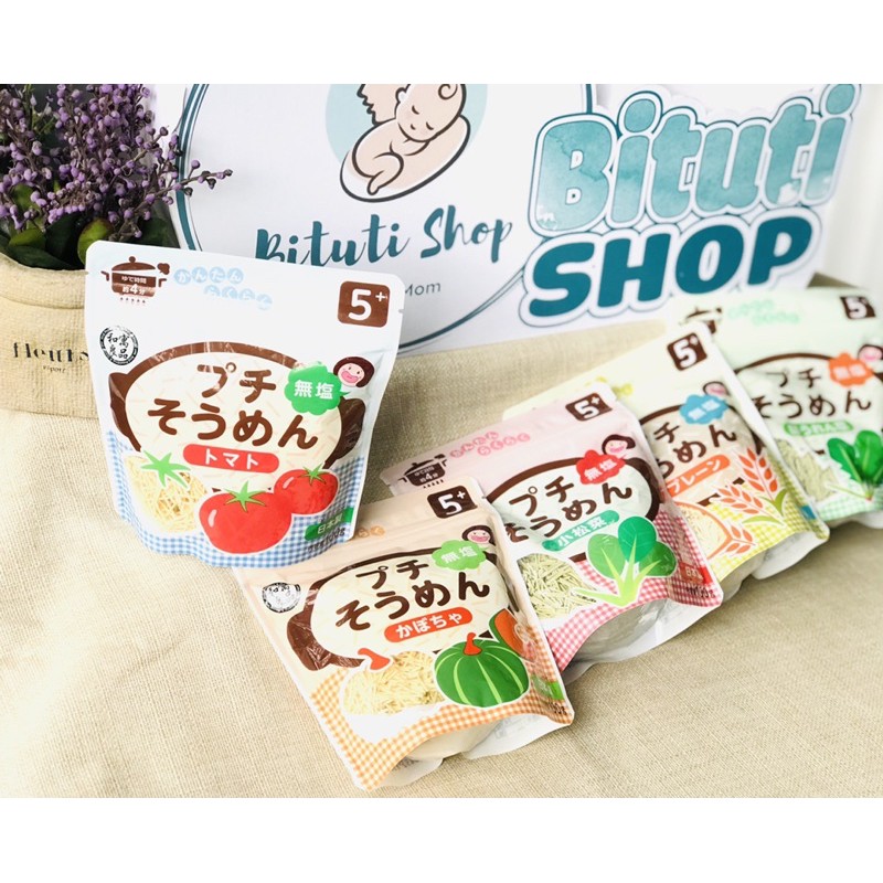 Mỳ Somen Tách Muối Ryohin Vị Rau Củ cho bé ăn dặm từ 5tháng - Bituti Shop
