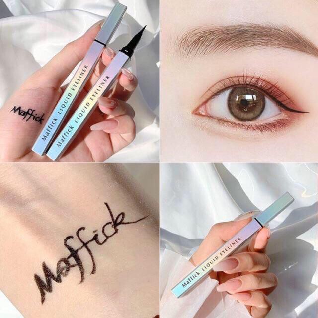 🦋🦋 Kẻ Mắt Dạ Màu Nâu Maffick 0.01mm Eyeliner Cao Cấp 🌧🌧