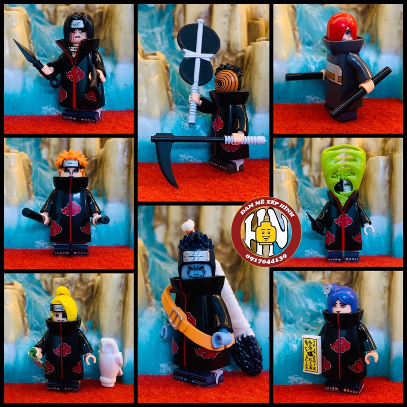 Đồ chơi minifigure - Naruto Akatsuki - WM6106 - Hàng cao cấp - Ảnh thật !