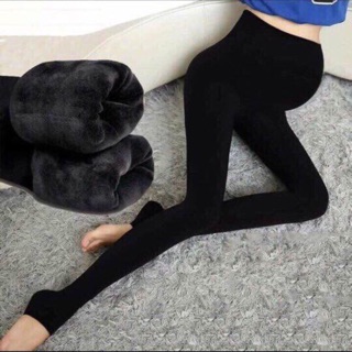 Quần tất bầu lót lông