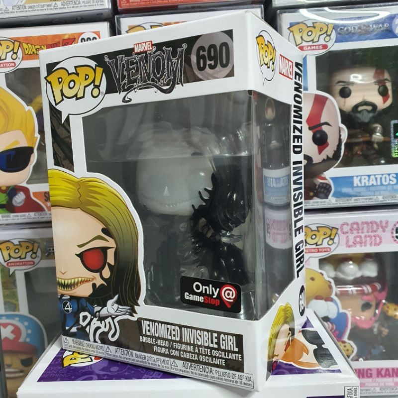 Đồ chơi mô hình funko pop 690 Venomized Invisible Girl (Invisible) - Marvel