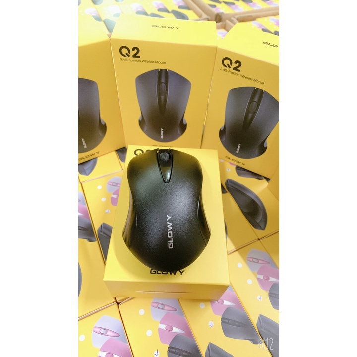 Chuột không dây Gloway Q2 - Chính hãng - Bảo hành 12 tháng ! Thiết Kế Đẹp Mắt, Lướt Chuột Êm Ái