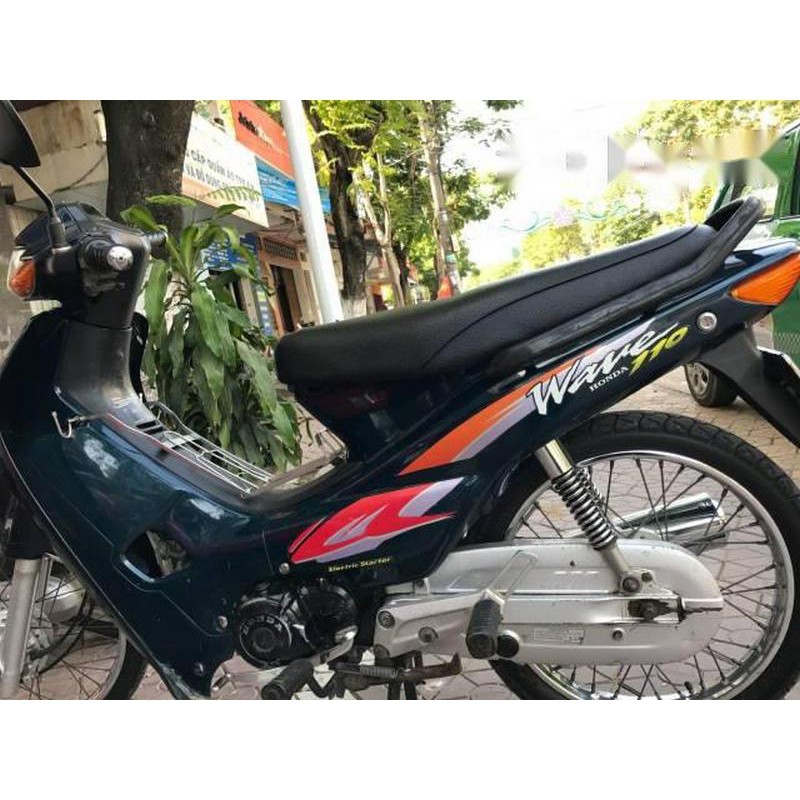 [CỰC RẺ]  Tem trang trí xe máy Wave THÁI 110 MẪU ZIN 3 lớp ĐỜI 1999 (MÀU ĐỎ)