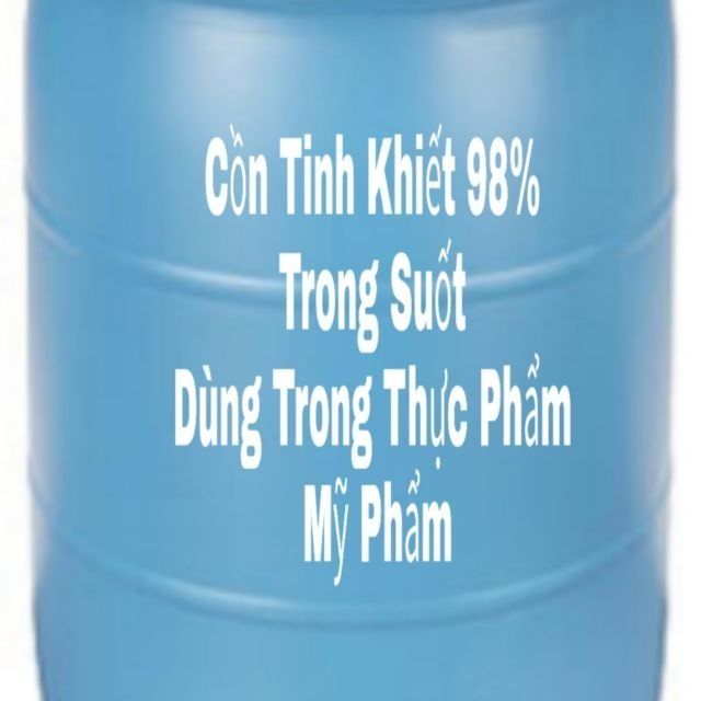 500ml Cồn (Ethanol) Tinh Khiết 98% - Dùng Trong Mỹ Phẩm - Thực Phẩm