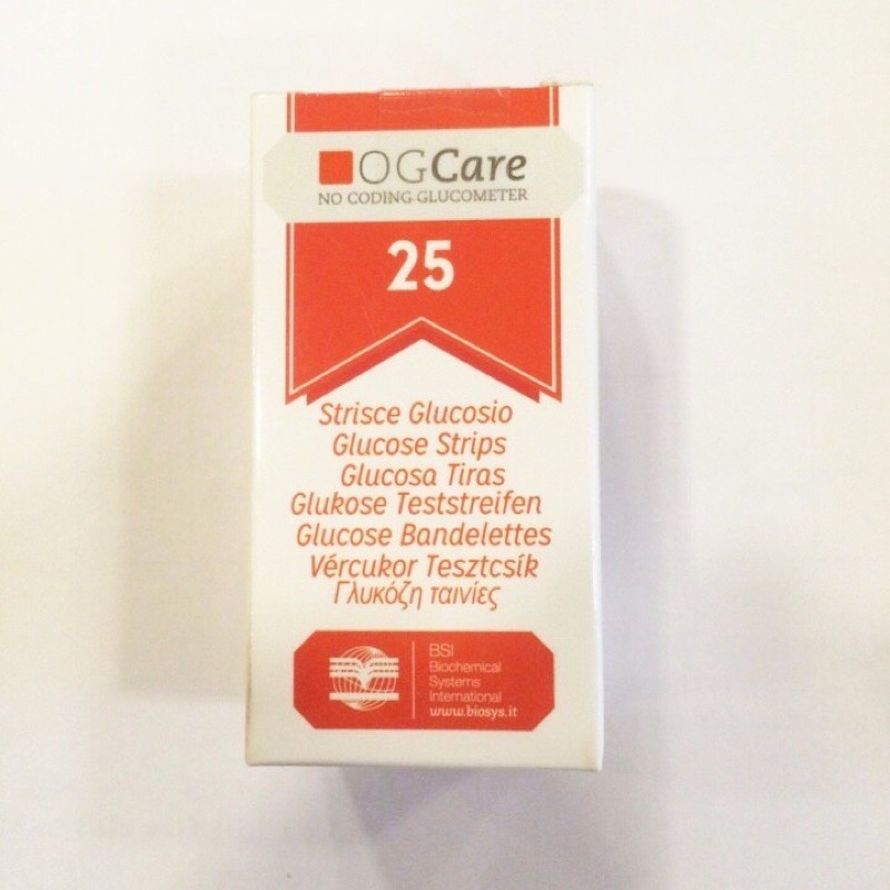 Que Thử Tiểu Đường OG Care 25 Que