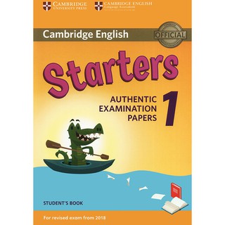 Sách - Cambridge English - Starters 1 (For revised exam from 2018)