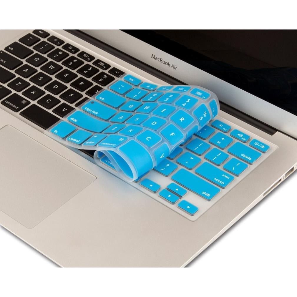 Phủ phím silicon macbook air, macbook pro, macbook M1 nhiều màu. Chống bụi bẩn, chuống nước, bảo vệ bàn phím