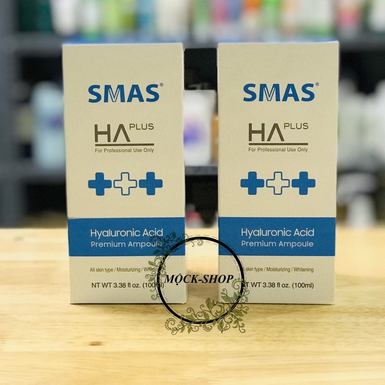 Serum dưỡng ẩm , làm sáng da HA Plus SMAS - Hyaluronic Acid Premium Ampoule