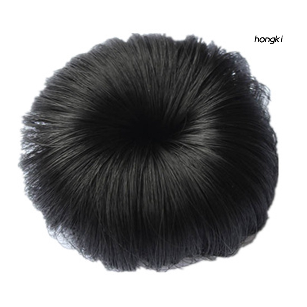 Búi tóc giả xoăn hình bánh donut dễ thương dành cho bé gái