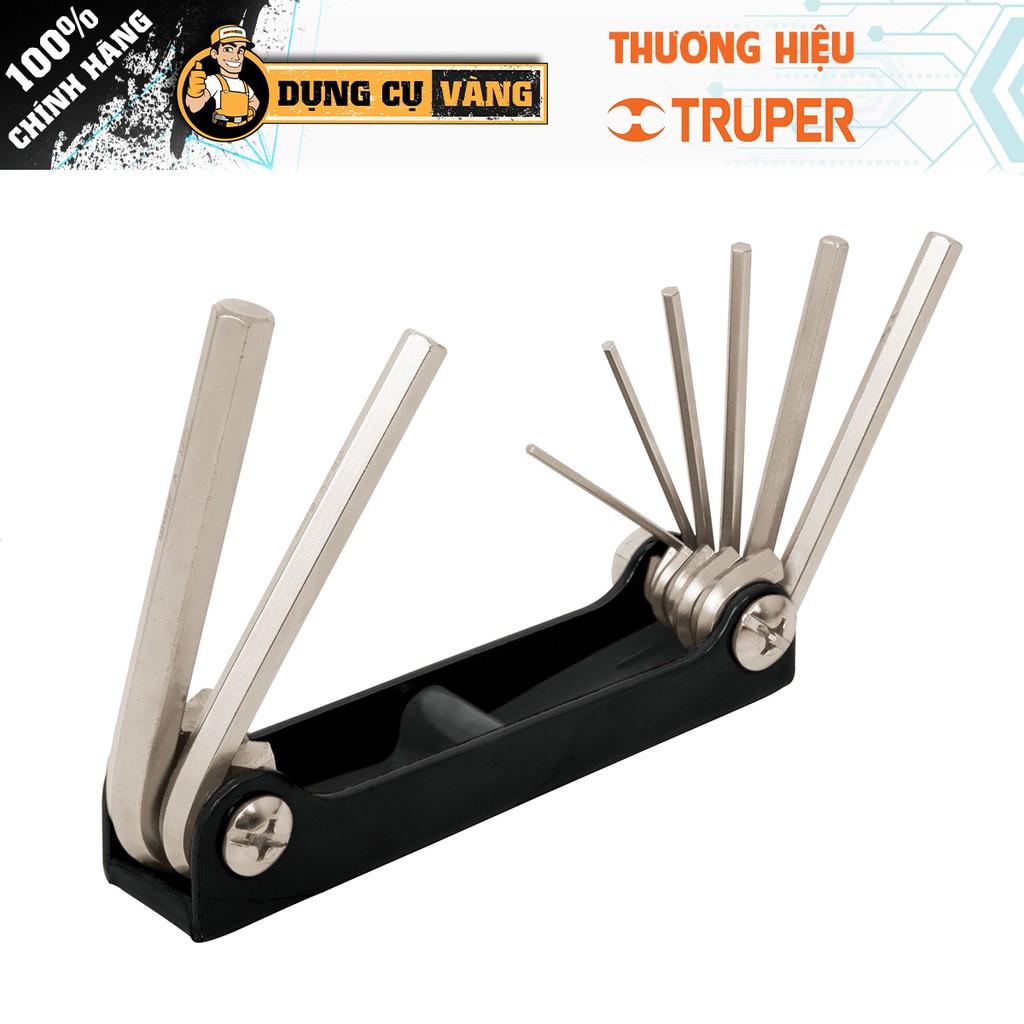 Bộ chìa lục giác 8 trong 1 Truper ALL-8M