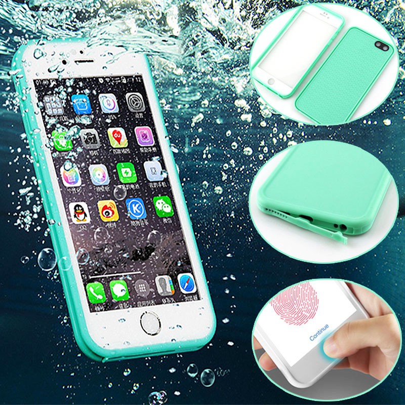 Ốp điện thoại silicone chống bụi chống nước chống sốc thích hợp cho iPhone SE 5 6 6s 7 8 Plus XR Xs MAX