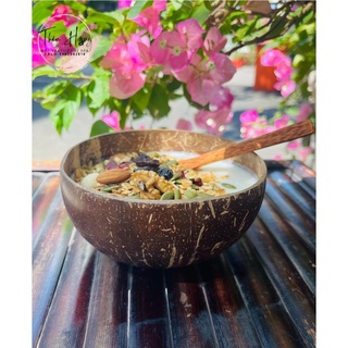 Combo Bát Trộn Gáo Dừa Handmade The Moon