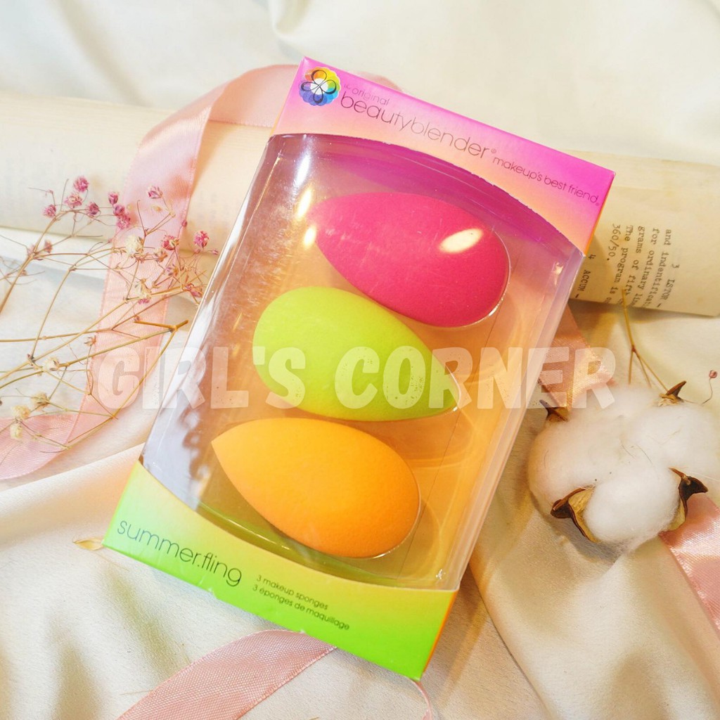 Set 3 Mút Đánh Nền Beauty Blender Summer.fling