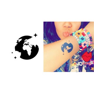 Khuôn hình xăm địa cầu