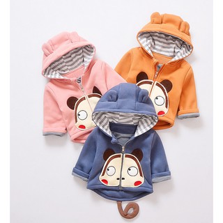 Áo con khỉ siêu yêu cho mùa đông ấm áp