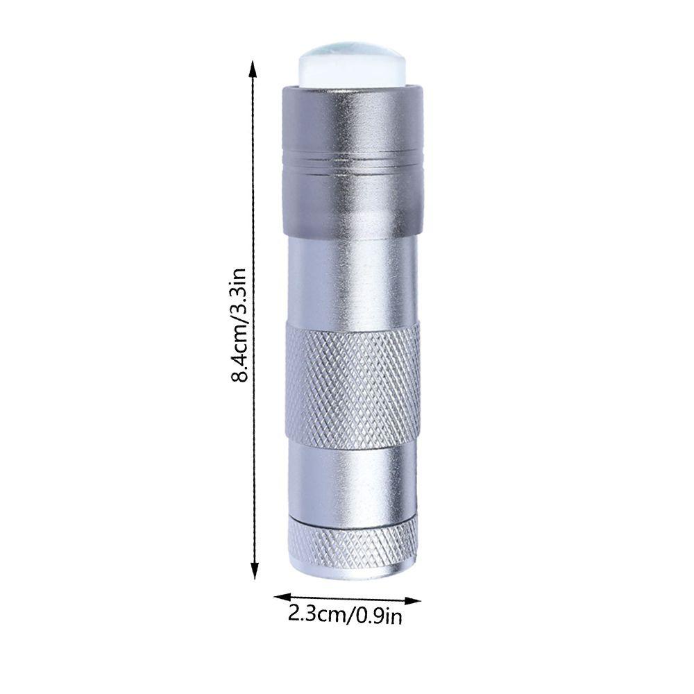 Đèn Led UV Mini Đầu Silicone Phẳng Mềm Dùng Trang Trí Móng Tay