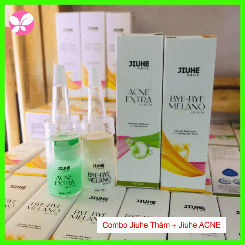 Combo Serum Jiuhe thâm + Jiuhe Acne mụn Thanh tô 5ml
