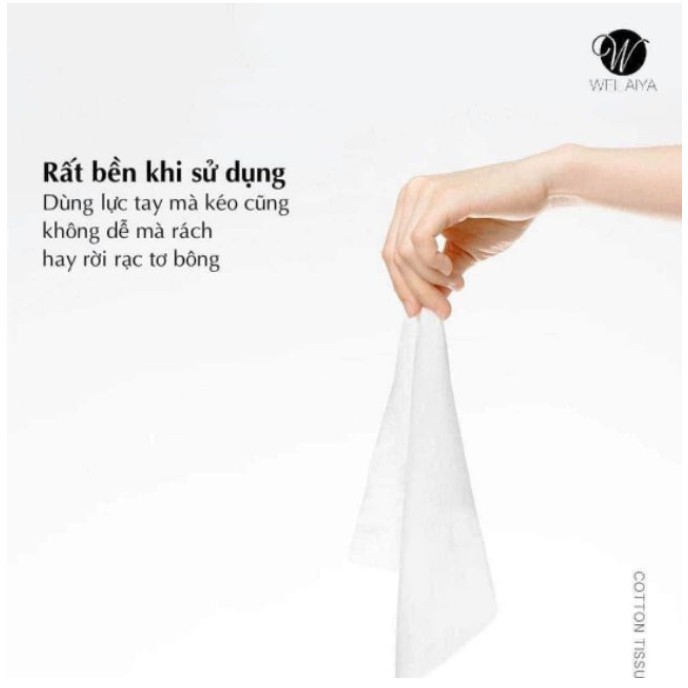 Khăn Lau Mặt Cotton Một Lần Weilaiya Chính Hãng Làm Sạch Đột Phá Thân Thiện Mọi Làn Da Không Gây Kích Ứng