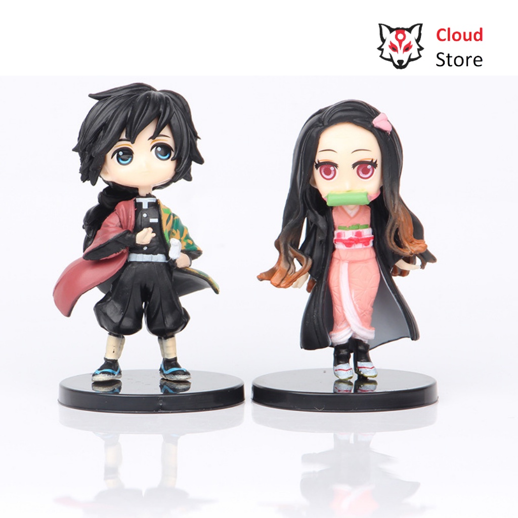 Mô hình anime thanh gươm diệt quỷ CLOUD STORE, figure kimetsu no yaiba, mo hinh mini, nhân vật anime