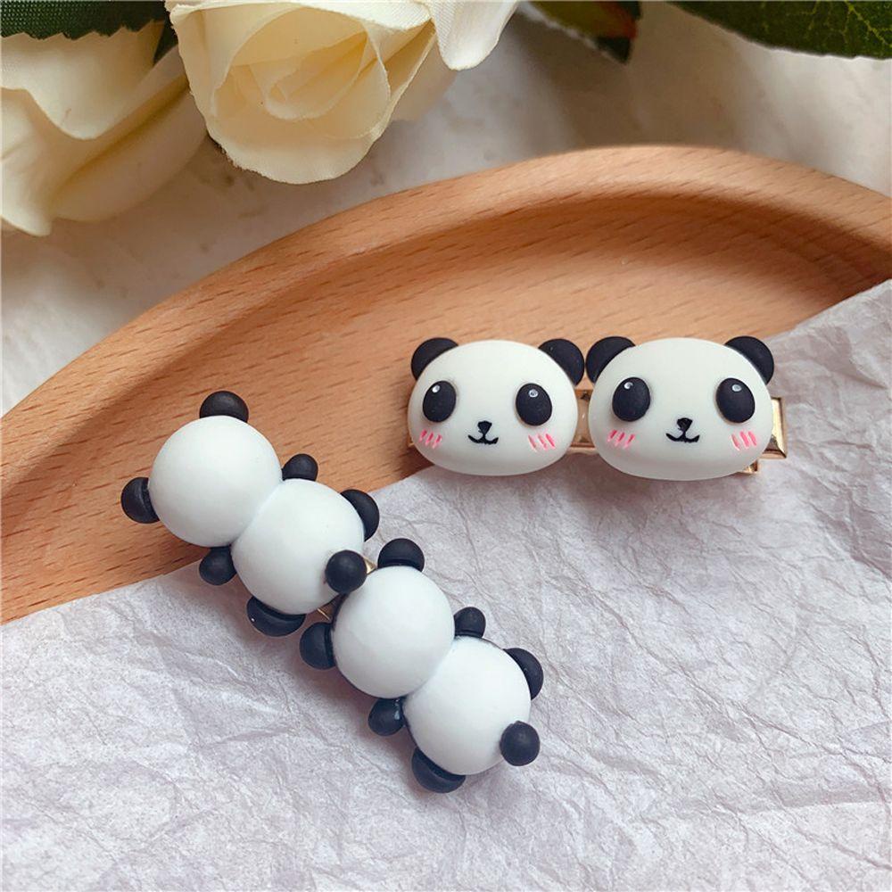 SOMEDAYZL Kẹp Tóc Hình Gấu Trúc Dễ Thương