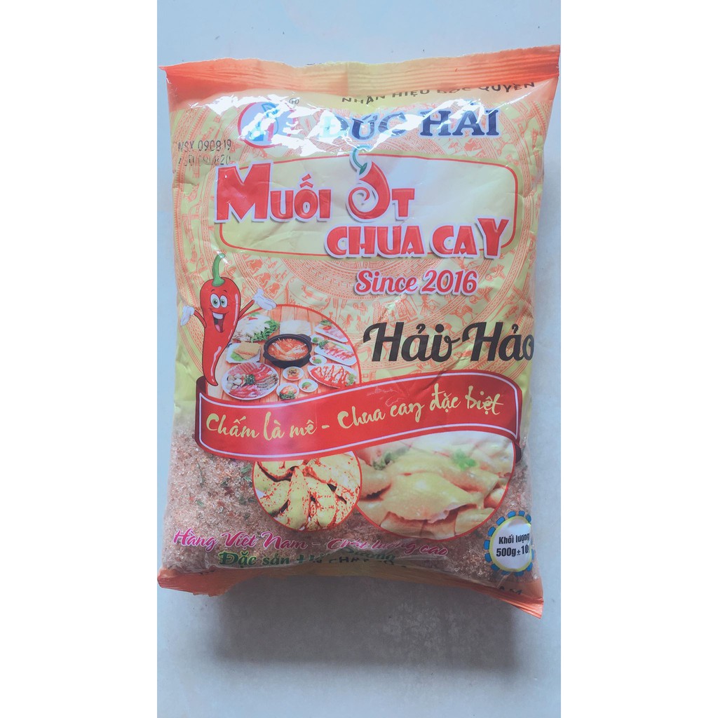 Muối Ớt Chua Cay Đức Hải Gói 500g