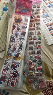 Sticker nổi hình ben, đôremon