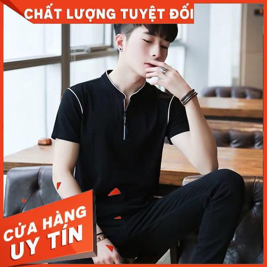 [Hàng loại 1] [ DEAL SỐC ] Áo thun nam cổ kéo khóa cao cấp TCS  ( ẢNH THẬT DO SHOP TỰ CHỤP)