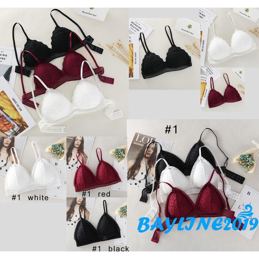 Áo ngực dạng ren có đệm nâng ngực thoải mái