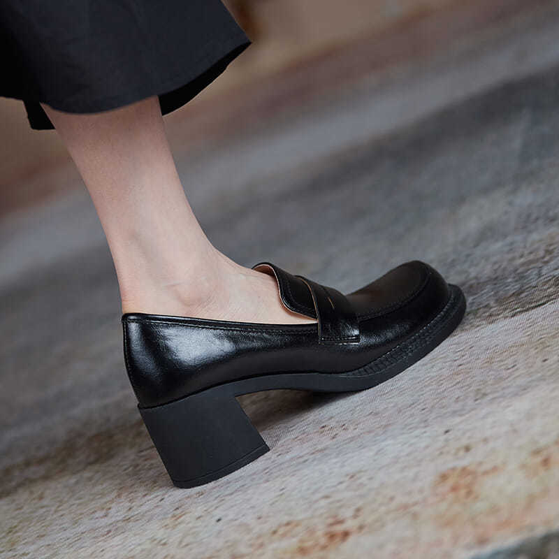 Giày Búp Bê Nữ Gót Vuông Thiết Kế Xinh Xắn | BigBuy360 - bigbuy360.vn