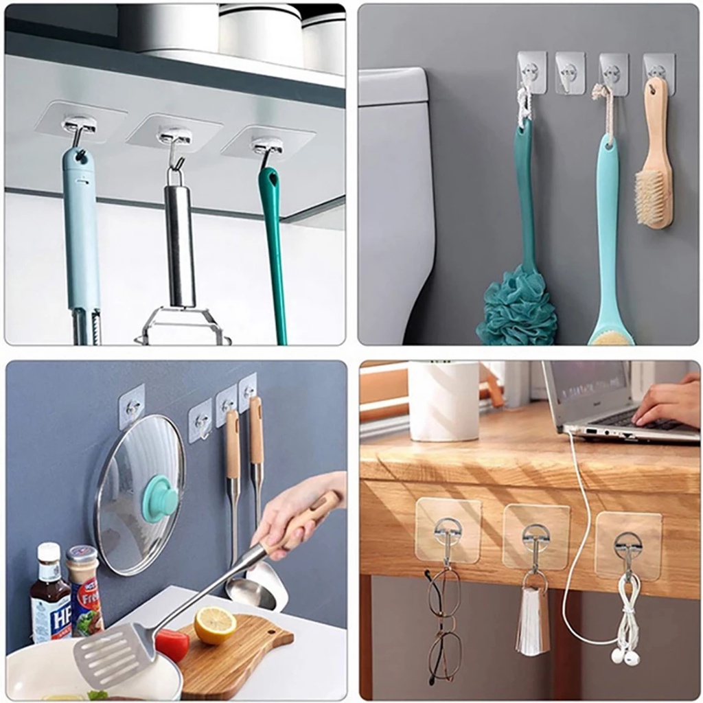 Móc dán tường siêu dính chịu lực cao kích