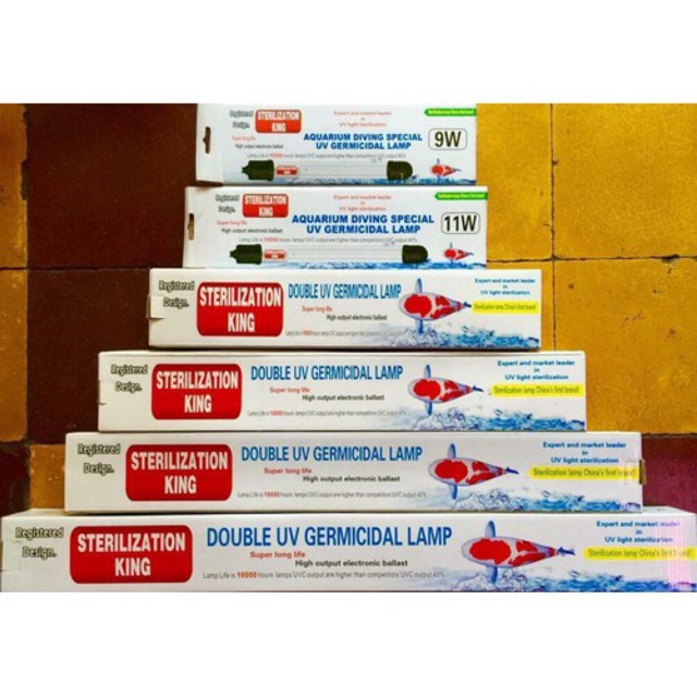 Đèn UV 7w Diệt Tảo Diệt Khuẩn Cho Bể Cá Sterilization King