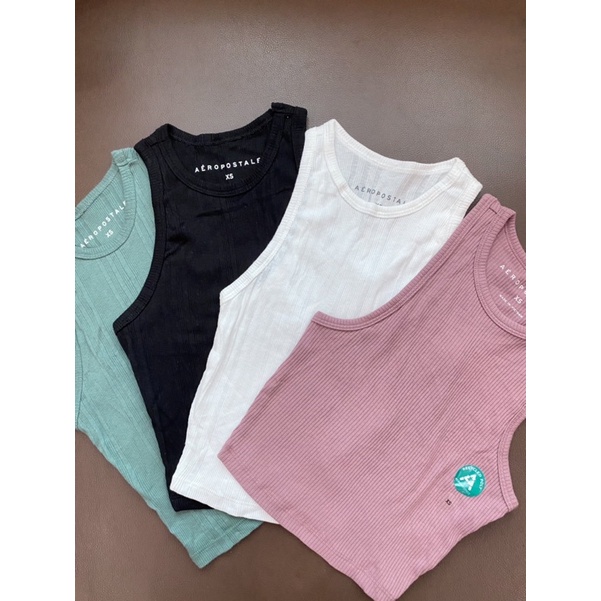 Áo croptop AeroSport thun tăm VNXK