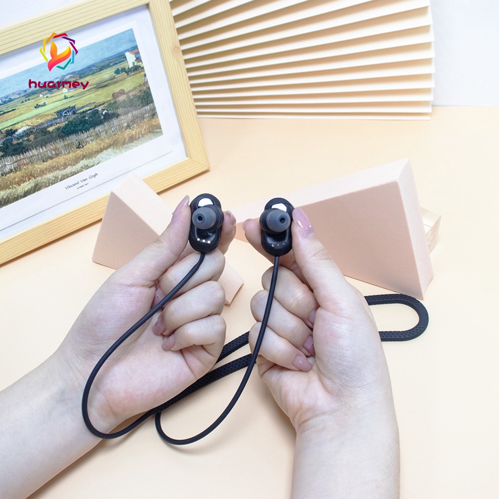 Tai nghe Bluetooth Huarmey có dây đeo cổ bằng silicon chống thất lạc cho Sony WF-1000XM3
