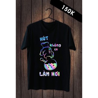 Áo thun phản quang unisex in chữ hottrend 2021 áo thun hot 6